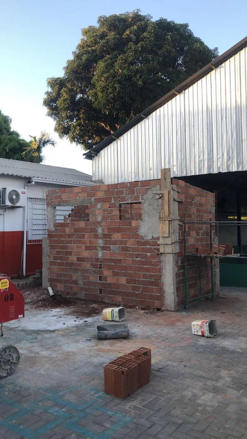 Obra em execução - estrutura e alvenaria - registro 03