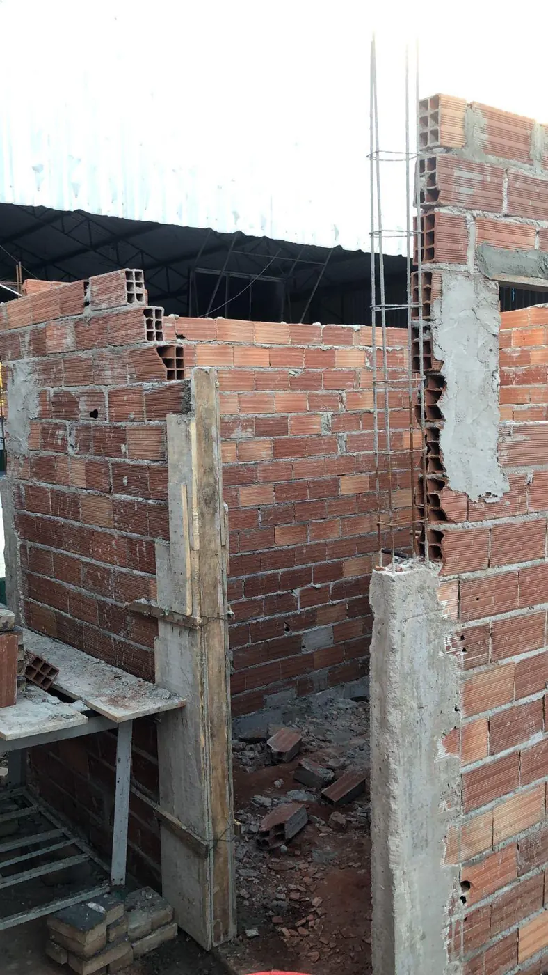 Obra em execução - estrutura e alvenaria - registro 05