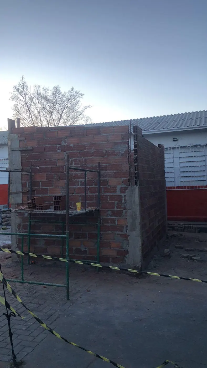 Obra em execução - estrutura e alvenaria - registro 06
