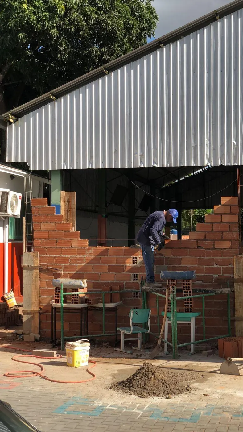 Obra em execução - estrutura e alvenaria - registro 12