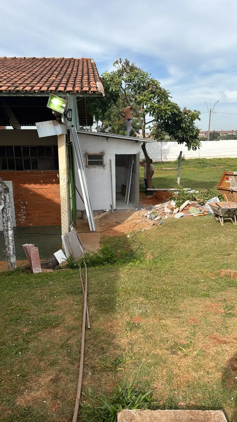 Obra em execução - adequações - registro 15